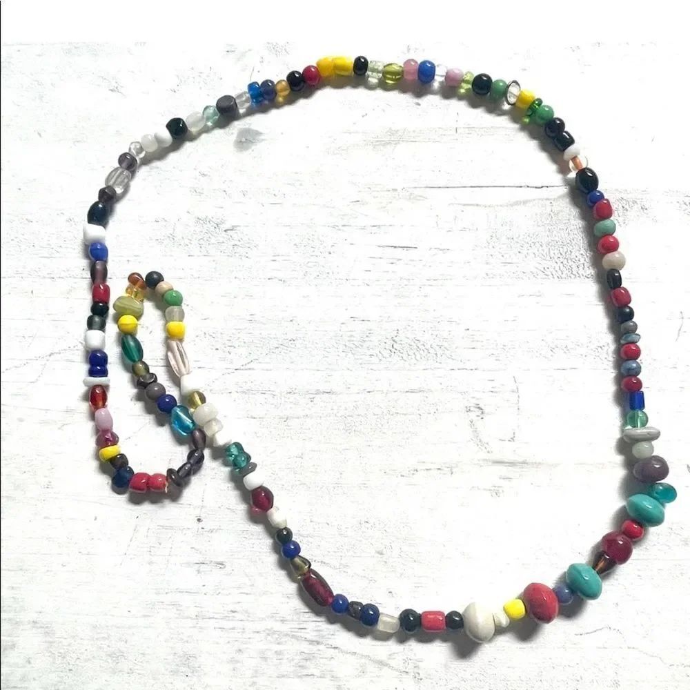 Colorful beaded necklace